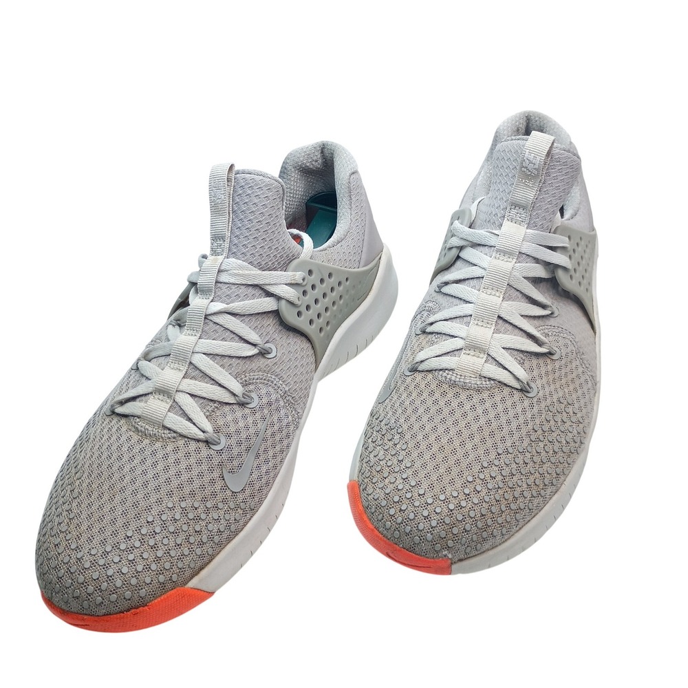 Nike Free TR8 Mens‎ Training Shoes Grey White Orange AH9395-010 Size 10.5